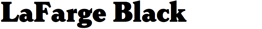 LaFarge Black