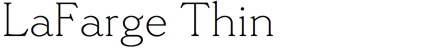 LaFarge Thin