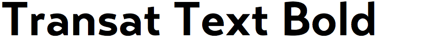 Transat Text Bold