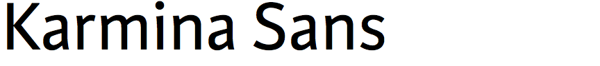 Karmina Sans