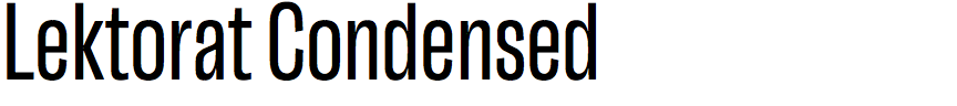 Lektorat Condensed