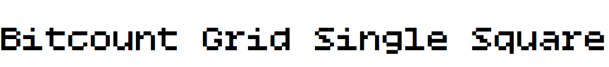 Bitcount Grid Single Square