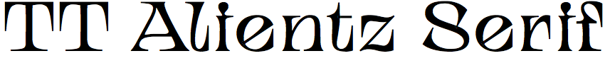 TT Alientz Serif