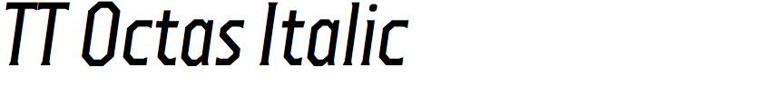 TT Octas Italic