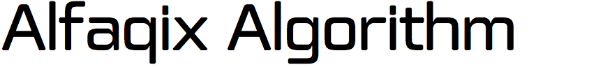 Alfaqix Algorithm