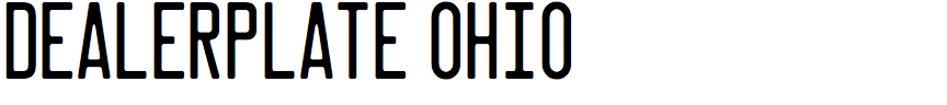 Dealerplate Ohio