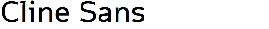 Cline Sans