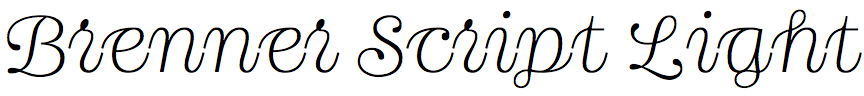 Brenner Script Light