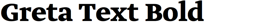 Greta Text Bold