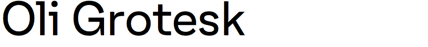 Oli Grotesk