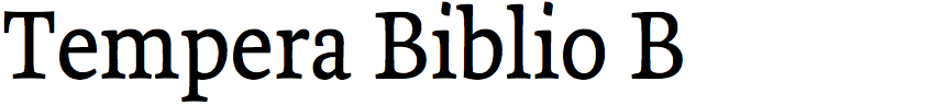 Tempera Biblio B