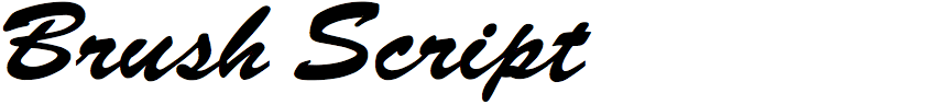 Brush Script (URW)