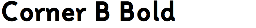 Corner B Bold (URW)