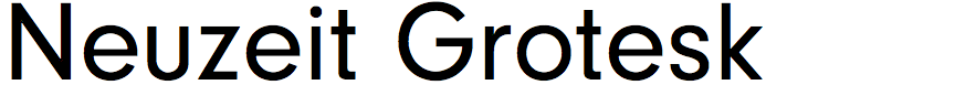 Neuzeit Grotesk