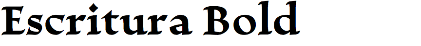 Escritura Bold