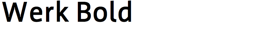 Werk Bold