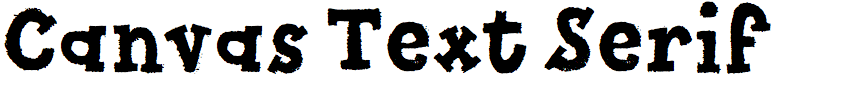 Canvas Text Serif