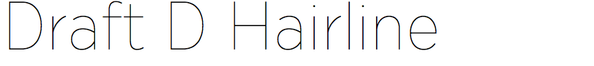 Draft D Hairline