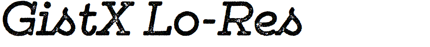 GistX Lo-Res