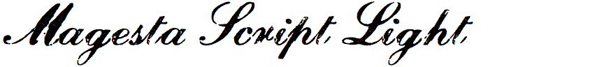Magesta Script Light