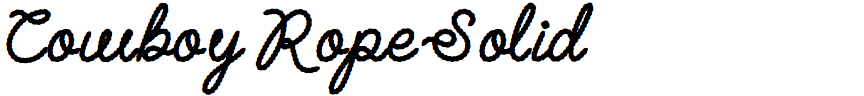 Cowboy Rope Solid