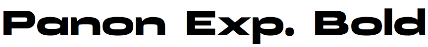 Panon Expanded Bold