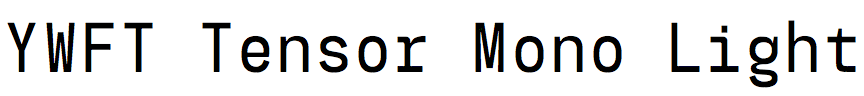 YWFT Tensor Mono Light