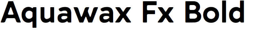 Aquawax Fx Bold