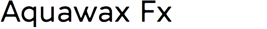 Aquawax Fx