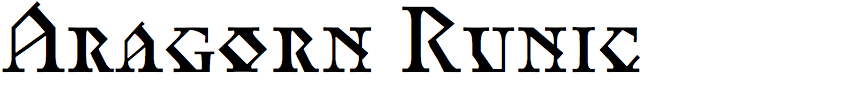 Aragorn Runic