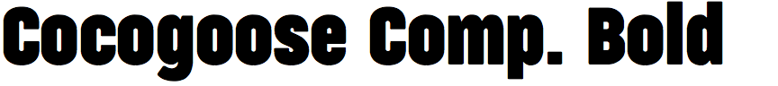 Cocogoose Compressed Bold
