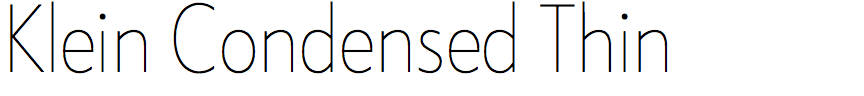 Klein Condensed Thin