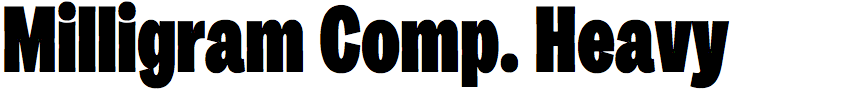 Milligram Compressed Heavy