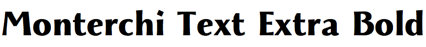 Monterchi Text Extra Bold