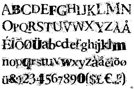 identifont crazy david no 2 crazy fonts
