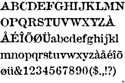 Attic Font
