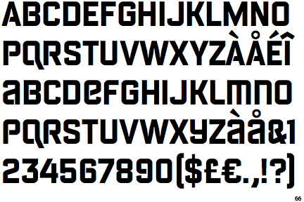 Febrotesk 4F Unicase Bold