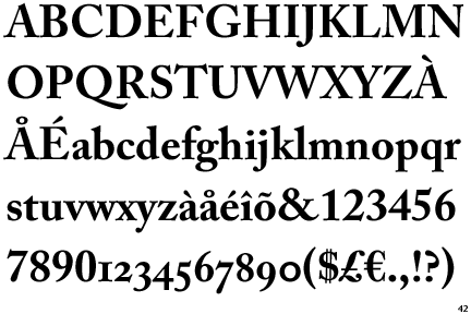 Caslon Typeface