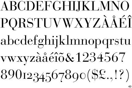 Bauer Bodoni Bold