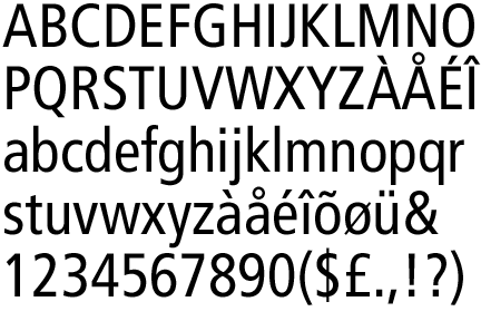 Free Frutiger 55 Font Free