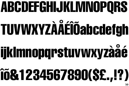 Helvetica Compressed