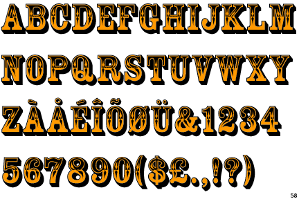 font rosewood
