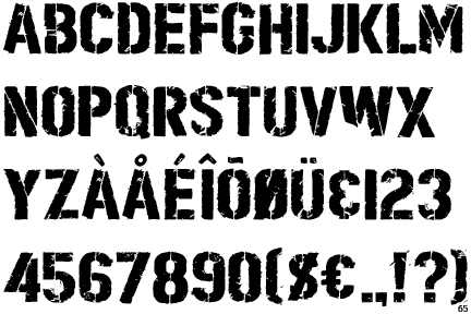 Boilerplate Bold Stencil