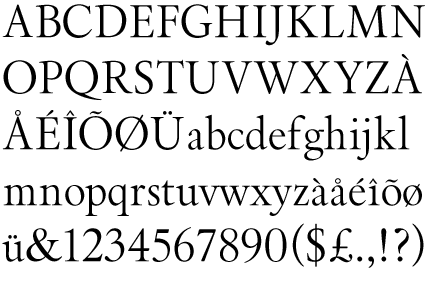 classic roman font