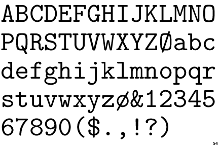 Teletype Font