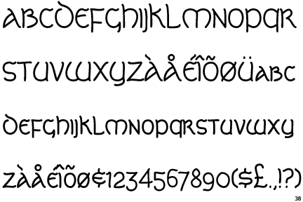 Information about the font Celtic Lion AOE and where to buy it