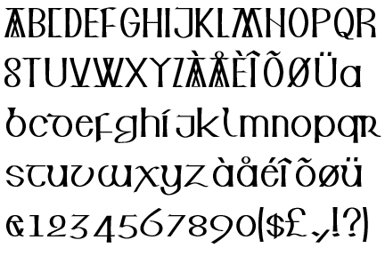 Celtic BA Information about the font Celtic BA and where to buy it