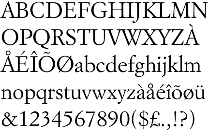 italian font