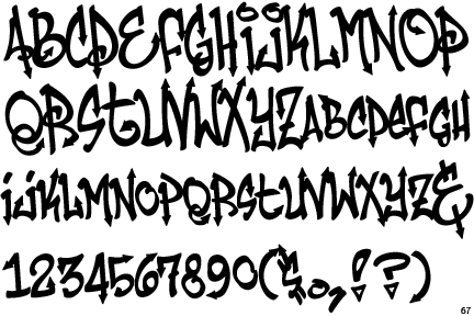 Download Tagging Zher Font 27.