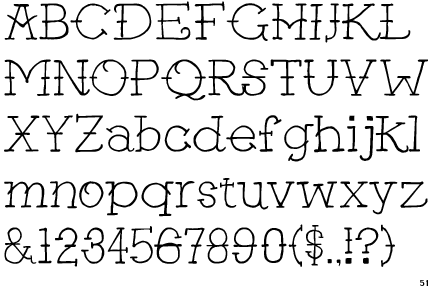 Tattoo font: elvish-english. A rendering of Tolkien's High Elvish font.